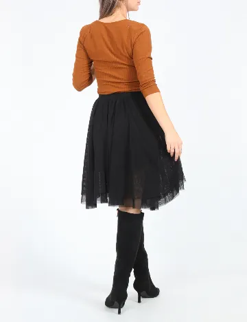 Fusta Bershka, negru