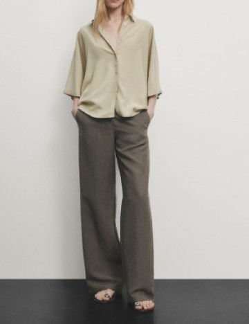 Camasa Massimo Dutti, verde