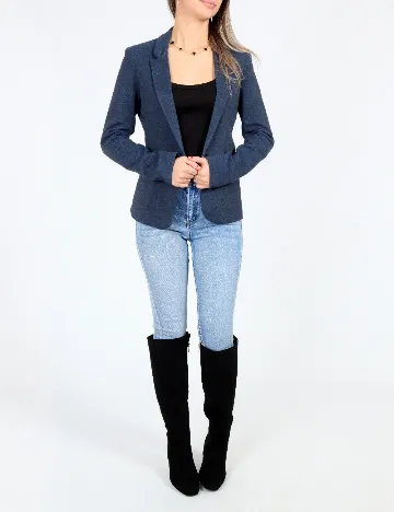 Sacou Bershka, albastru