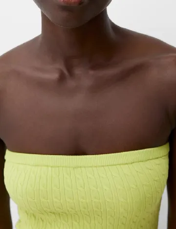 Rochie scurta Bershka, verde