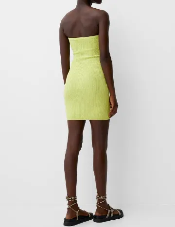 Rochie scurta Bershka, verde