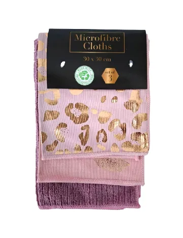 Set lavete microfibra 3 bucati Zd Trading, roz Roz