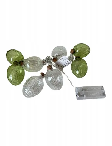 Ghirlanda luminoasa, verde/alb Verde