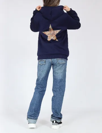 Hanorac Shein Kids, bleumarin Albastru