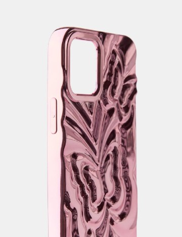 Husa pentru telefon Bershka, roz