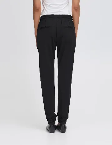 Pantaloni Ichi, negru Negru