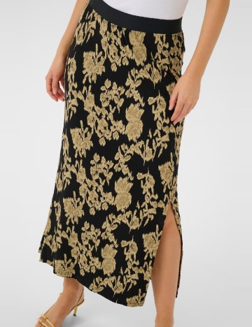 Fusta Bon a Parte, negru/bej