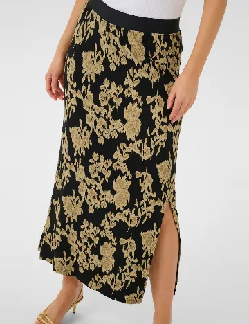 Fusta Bon a Parte, negru/bej