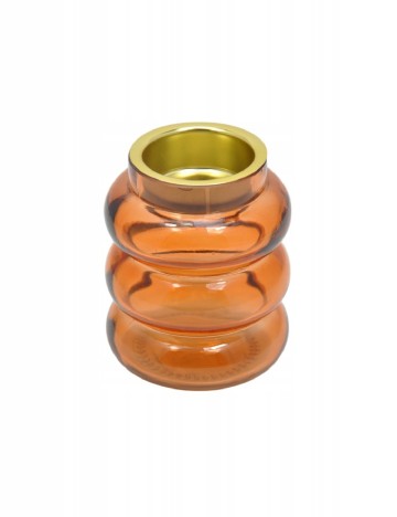 Suport lumanare, portocaliu