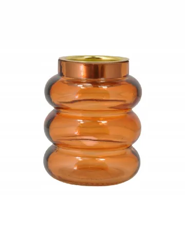 Suport lumanare, portocaliu