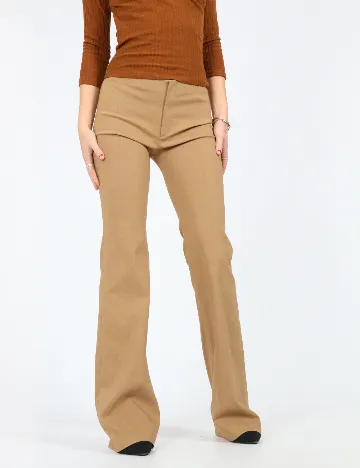 Pantaloni Zara, maro