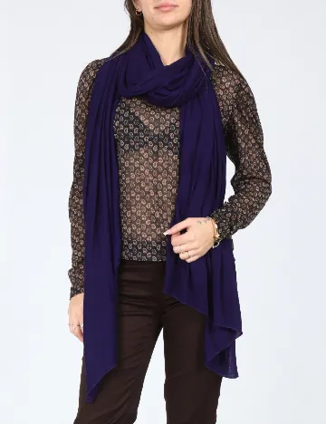 Esarfa Zara, bleumarin Albastru