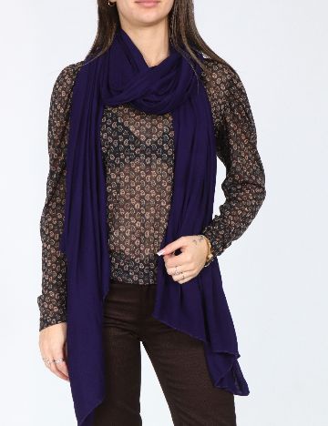 Esarfa Zara, bleumarin