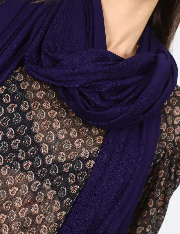 Esarfa Zara, bleumarin Albastru