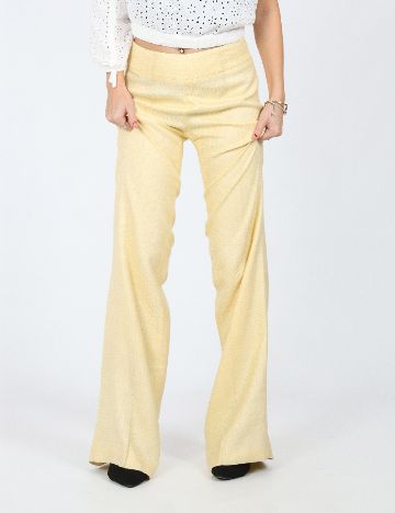 Pantaloni Zara, galben