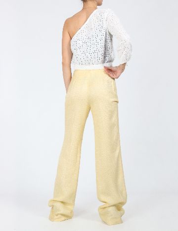 Pantaloni Zara, galben