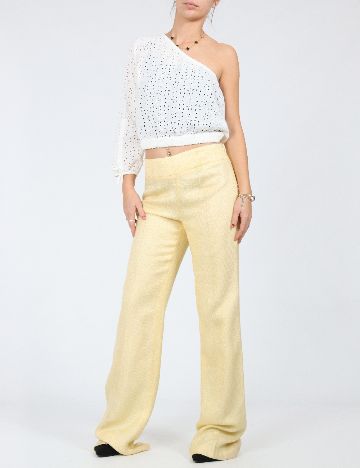 Pantaloni Zara, galben