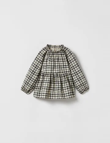 Bluza Zara, bej/negru