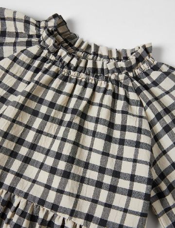 Bluza Zara, bej/negru