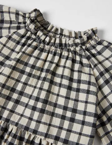 Bluza Zara, bej/negru