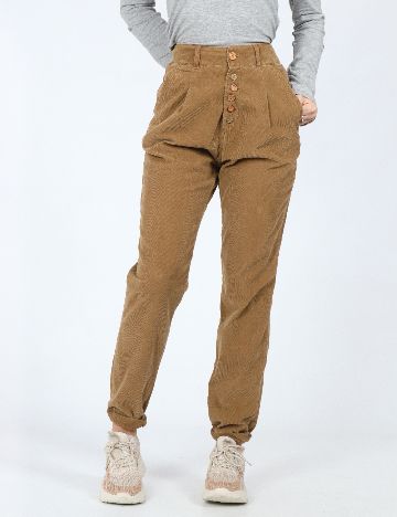 Pantaloni Zara, maro