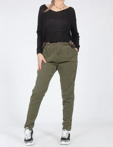 Pantaloni Zara, verde