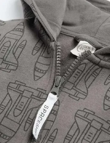 Hanorac Cool Club, gri Gri