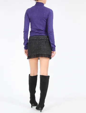 Fusta Bershka, negru