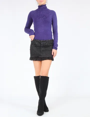 Fusta Bershka, negru