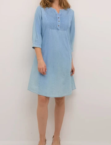 Rochie scurta Cream, albastru Albastru