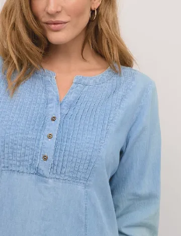 Rochie scurta Cream, albastru Albastru