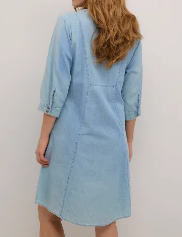 Rochie scurta Cream, albastru Albastru