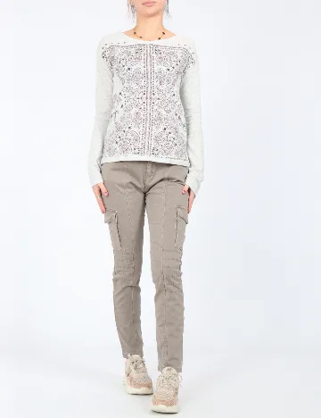 Pantaloni Zara, gri Gri