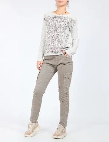 Pantaloni Zara, gri Gri