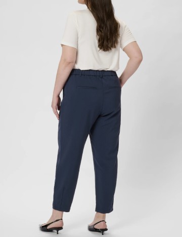 Pantaloni Kaffe Curve, bleumarin