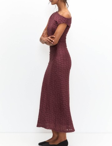 Rochie medie Pull&Bear, pruna