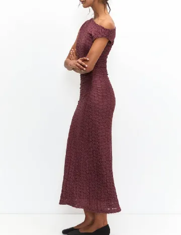 Rochie medie Pull&Bear, pruna Mov