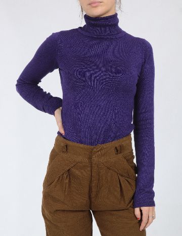 Pantaloni Zara, maro