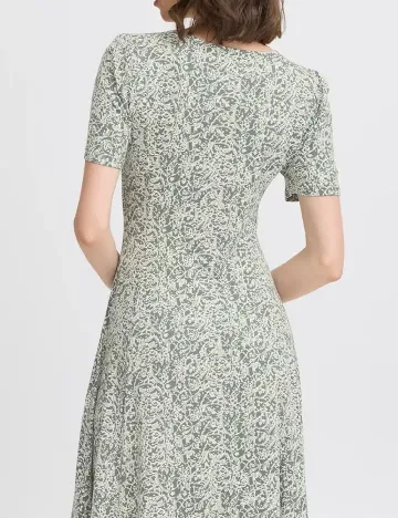 Rochie medie Fransa, verde Verde