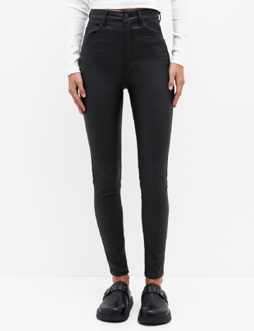 Pantaloni Pull&Bear, negru