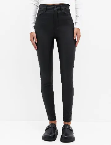 Pantaloni Pull&Bear, negru