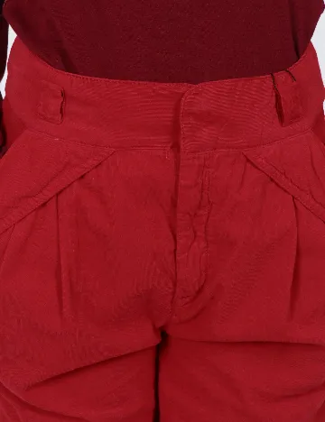 Pantaloni Zara, rosu