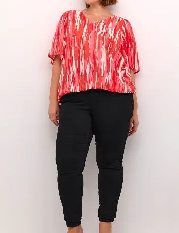 Bluza Kaffe Curve, rosu Rosu