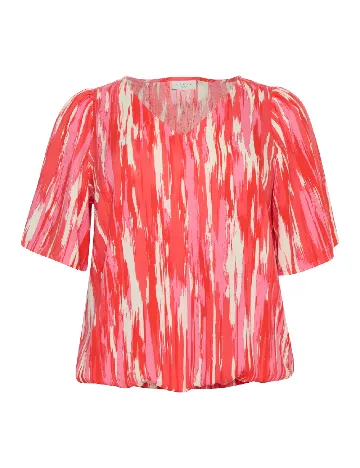 Bluza Kaffe Curve, rosu Rosu