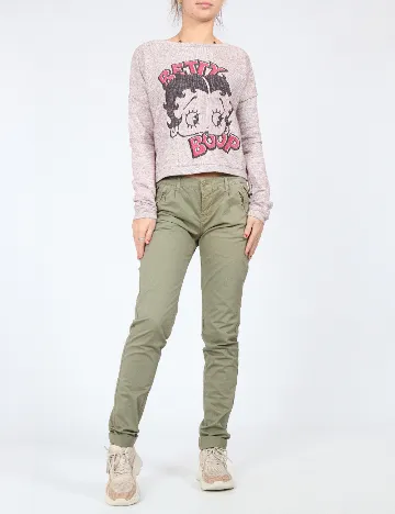 Pantaloni Bershka, verde