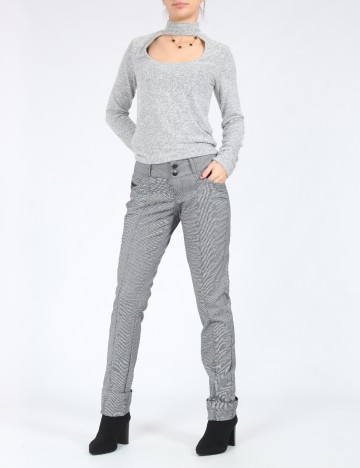 Pantaloni Bershka, gri