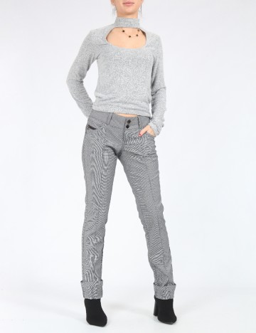 Pantaloni Bershka, gri