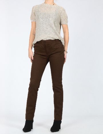 Pantaloni Zara, maro