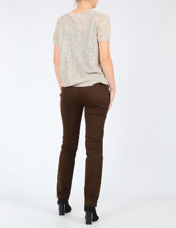 Pantaloni Zara, maro