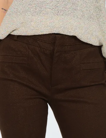 Pantaloni Zara, maro